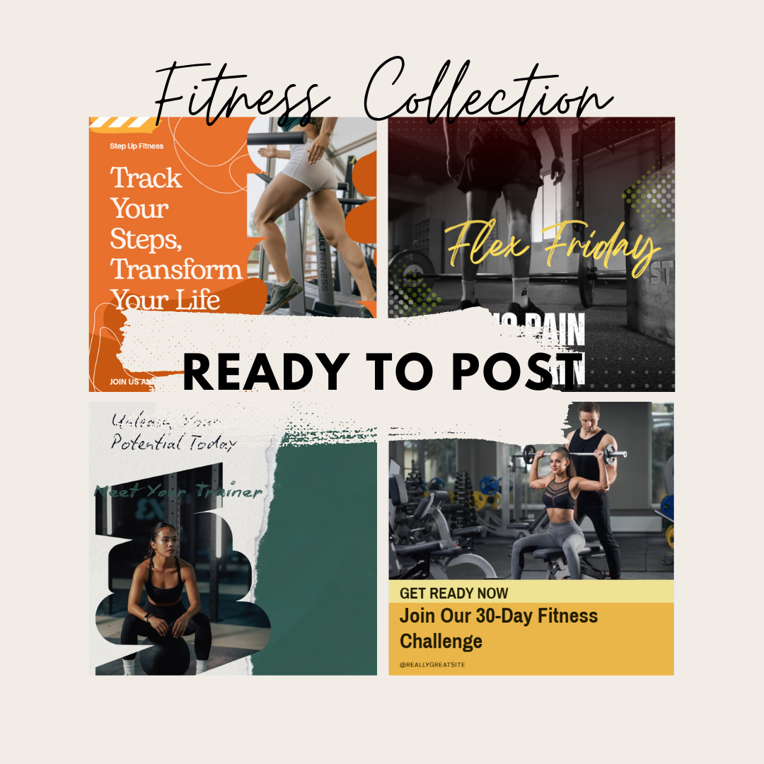 Fitness Social Media Templates for Trainers & Coaches